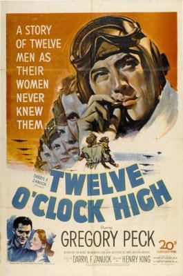 Twelve O'Clock High Wooden Framed Poster