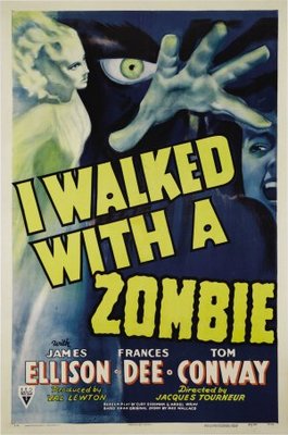 I Walked with a Zombie Wooden Framed Poster