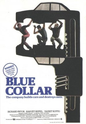 Blue Collar Wooden Framed Poster