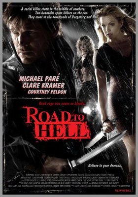 Road to Hell Metal Framed Poster