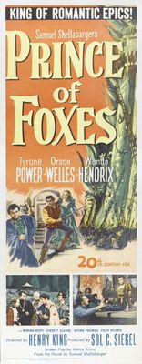 Prince of Foxes Poster with Hanger