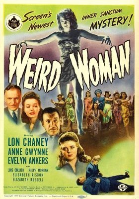 Weird Woman Wooden Framed Poster