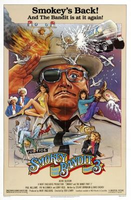 Smokey and the Bandit Part 3 Wooden Framed Poster