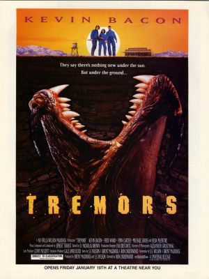 Tremors Wooden Framed Poster