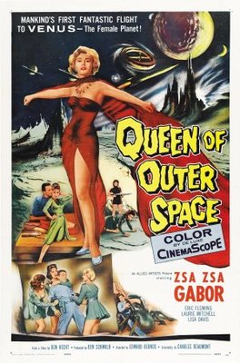 Queen of Outer Space Wooden Framed Poster