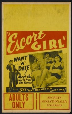 Escort Girl Wooden Framed Poster