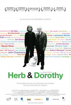 Herb and Dorothy Wooden Framed Poster