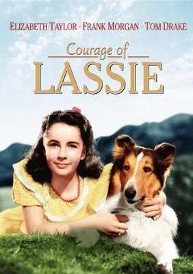 Courage of Lassie Poster with Hanger