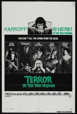 Terror in the Wax Museum Wooden Framed Poster