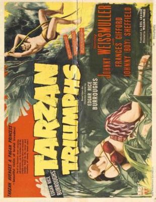Tarzan Triumphs Metal Framed Poster