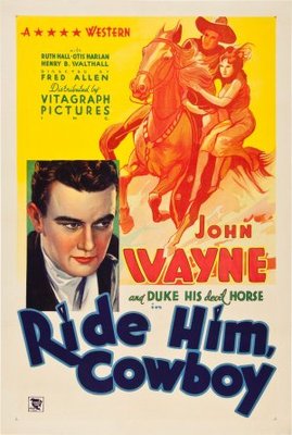Ride Him, Cowboy Wooden Framed Poster
