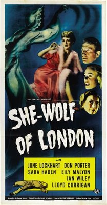 She-Wolf of London Wooden Framed Poster