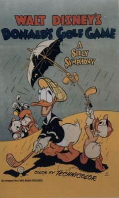 Donald's Golf Game Wooden Framed Poster
