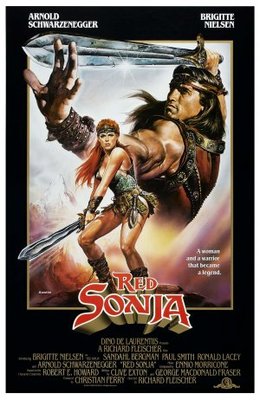 Red Sonja Poster with Hanger