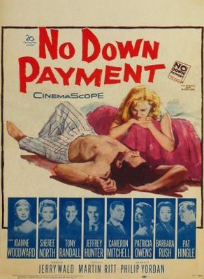 No Down Payment Wooden Framed Poster