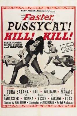 Faster, Pussycat! Kill! Kill! Canvas Poster