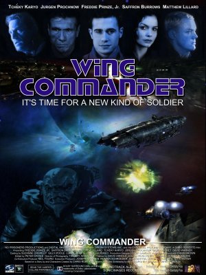 Wing Commander Wooden Framed Poster