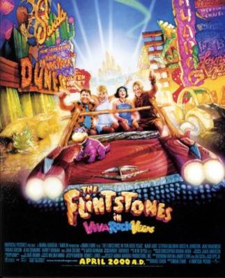 The Flintstones in Viva Rock Vegas Wood Print