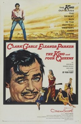 The King and Four Queens Poster with Hanger