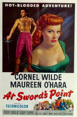 At Sword's Point Wooden Framed Poster