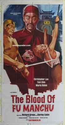 The Blood of Fu Manchu Wooden Framed Poster