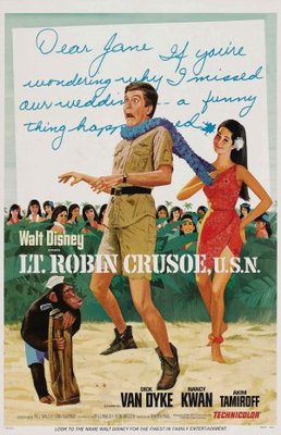 Lt. Robin Crusoe, U.S.N. Metal Framed Poster