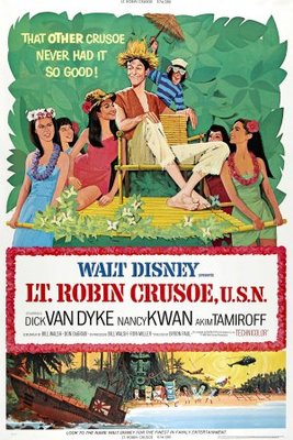 Lt. Robin Crusoe, U.S.N. Wooden Framed Poster
