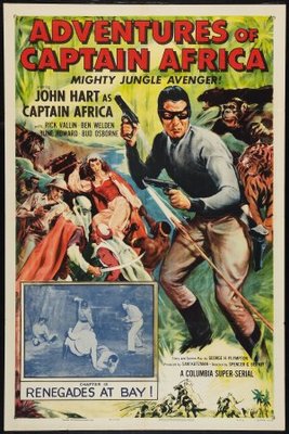 Adventures of Captain Africa, Mighty Jungle Avenger! Poster with Hanger