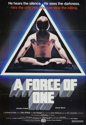 A Force of One Poster with Hanger