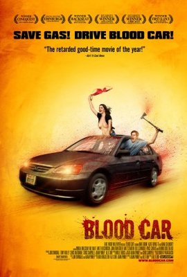 Blood Car Wooden Framed Poster