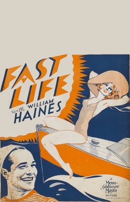 Fast Life Wooden Framed Poster