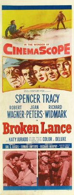 Broken Lance Wooden Framed Poster