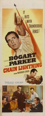 Chain Lightning Wooden Framed Poster