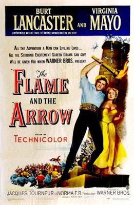 The Flame and the Arrow Poster with Hanger