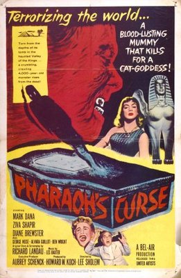 Pharaoh's Curse Metal Framed Poster