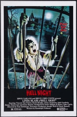 Hell Night Wooden Framed Poster