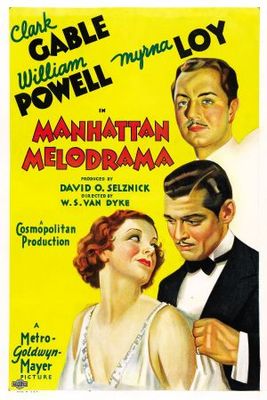 Manhattan Melodrama Poster with Hanger