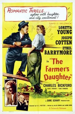 The Farmer's Daughter Wooden Framed Poster