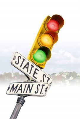 State and Main Wooden Framed Poster