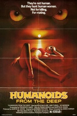Humanoids from the Deep Metal Framed Poster