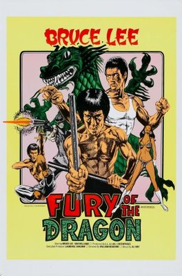 Fury Of The Dragon Wooden Framed Poster