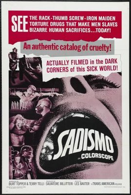 Sadismo Poster with Hanger
