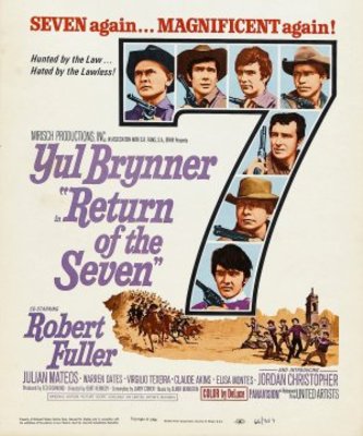 Return of the Seven Wooden Framed Poster