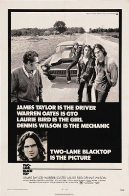 Two-Lane Blacktop Canvas Poster