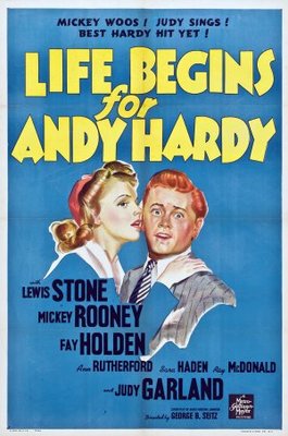 Life Begins for Andy Hardy Poster with Hanger
