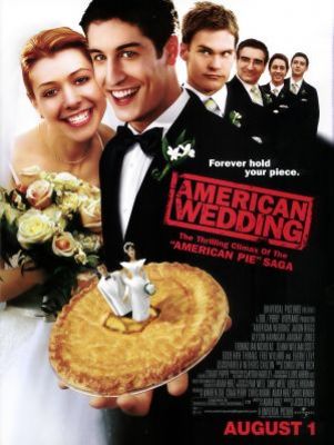 American Wedding Poster with Hanger