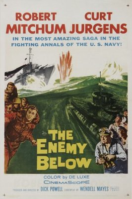 The Enemy Below Metal Framed Poster