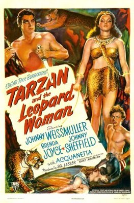 Tarzan and the Leopard Woman Wooden Framed Poster