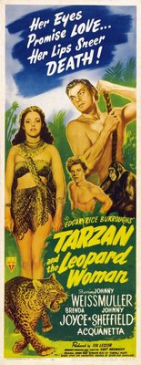 Tarzan and the Leopard Woman Poster with Hanger