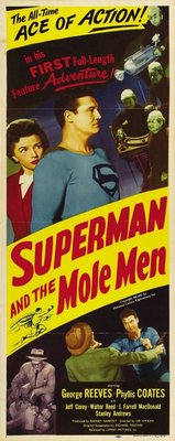 Superman and the Mole Men Metal Framed Poster